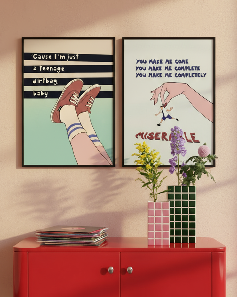 'Cause I'm just a Teenage dirtbag. Baby